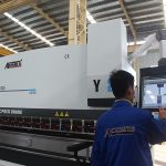 kawalan skrin sentuh cnc tekan mesin brek 6 paksi 220T 4000MM siemens motor kuasa