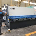 lembaran hidraulik lembaran kepingan plat besi, NC shearing metal shearing machine